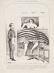 An Bord der Great Eastern Nr.1, herausgegeben von W.H.J. Carter, London, um 1865